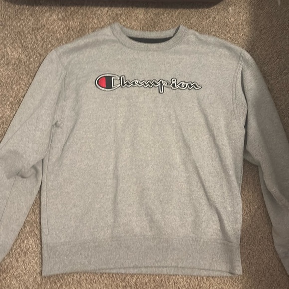 Champion men’s L crewneck sweatshirt Gray - Picture 1 of 4